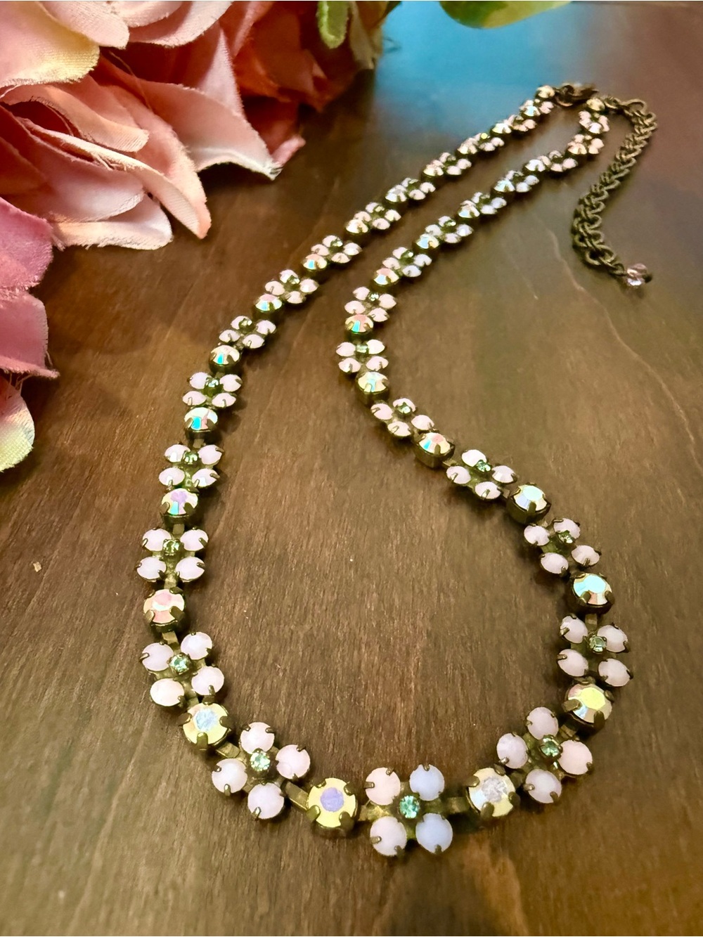 Lovely Pink Sorrelli Vintage Handcrafted Necklace